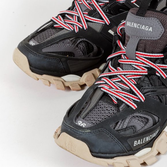 Balenciaga Black and Red Track Trainer - Picture 6 of 13